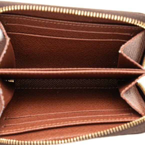 LOUIS VUITTON Brown Monogram Leather Wallet - Picture 4 of 6